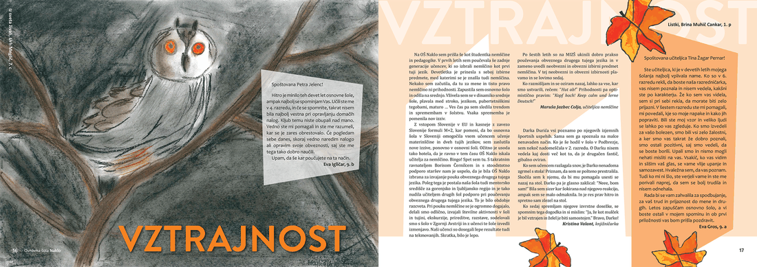 Notranje strani zbornika – Vztrajnost